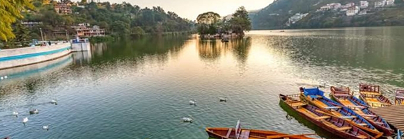 Bhimtal Lake near Bhimtal